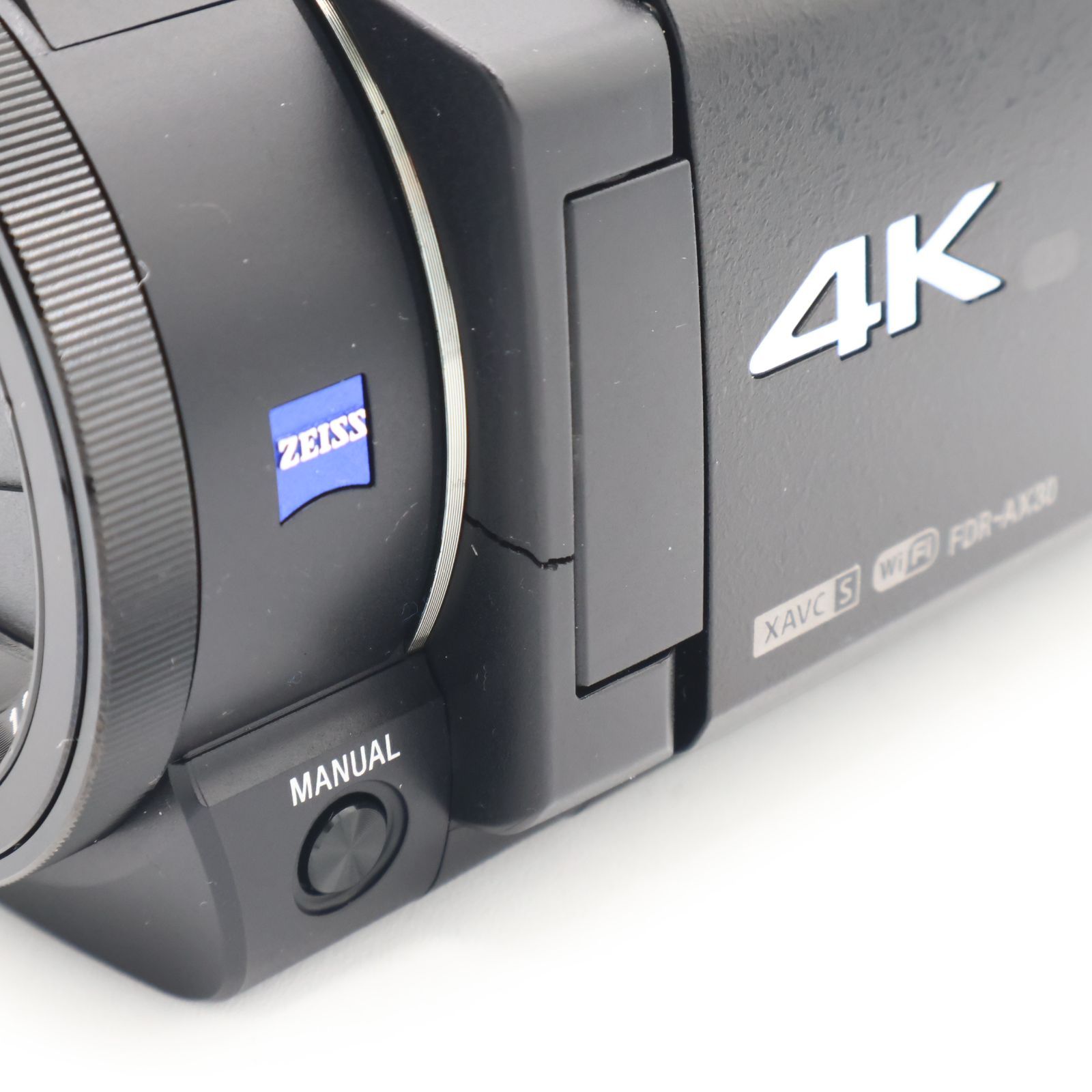 SONY ソニー 4Kビデオカメラ Handycam FDR-AX30 ブラック 光学10倍 FDR