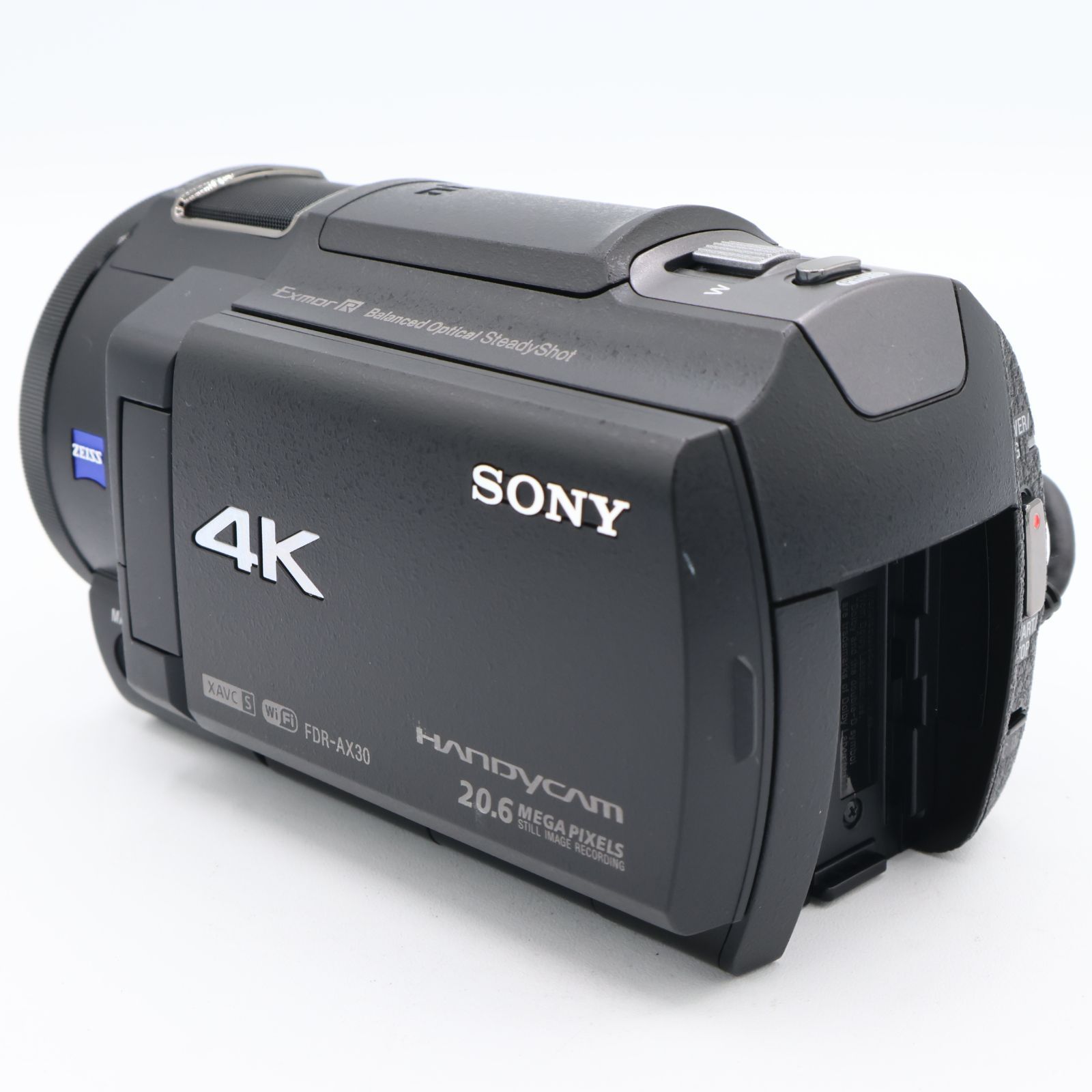 SONY ソニー 4Kビデオカメラ Handycam FDR-AX30 ブラック 光学10倍 FDR