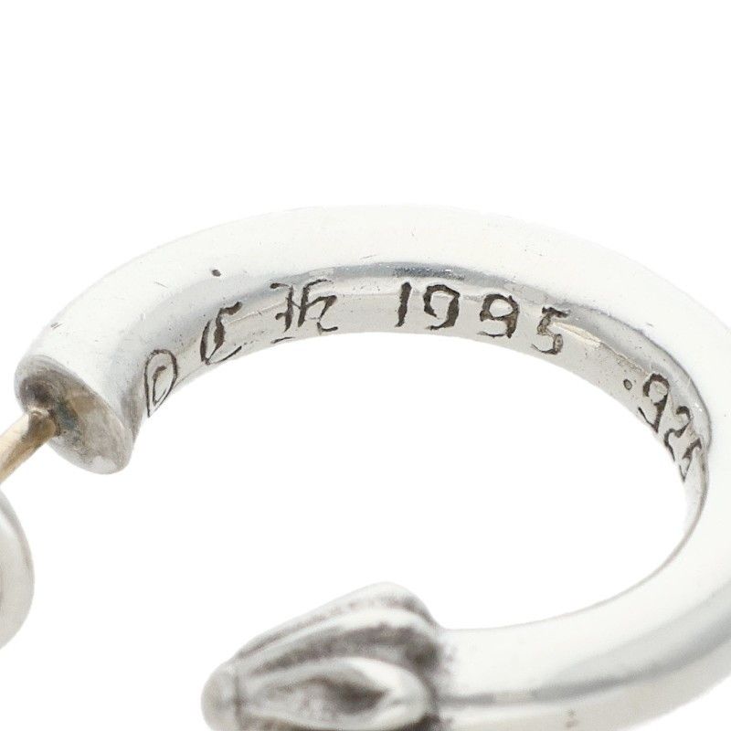 クロムハーツ HOOP PLAIN/プレーンフープ シルバーピアス メンズ