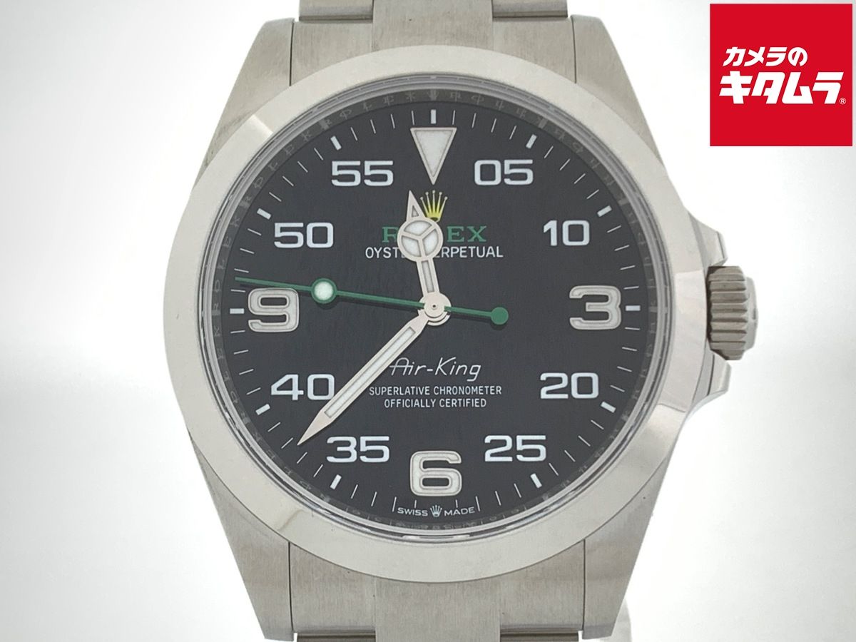 【中古】 【新品同様】 ロレックス(ROLEX) エアキング ブラック 126900 ステンレス