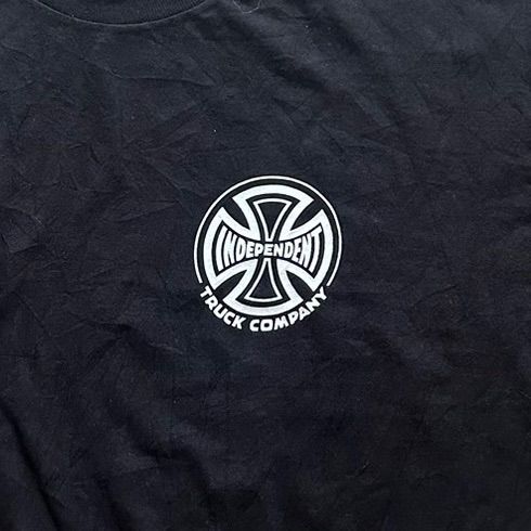 希少】INDEPENDENT Tシャツ GILDAN 半袖 アイアンクロス メキシコ製 黒
