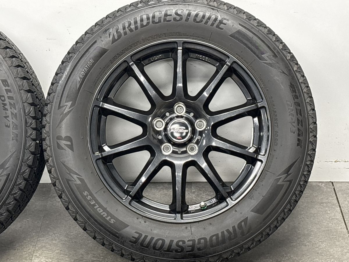 美品】シュナイダー17in 7J +38 PCD114.3 ブリヂストン ブリザックDM 