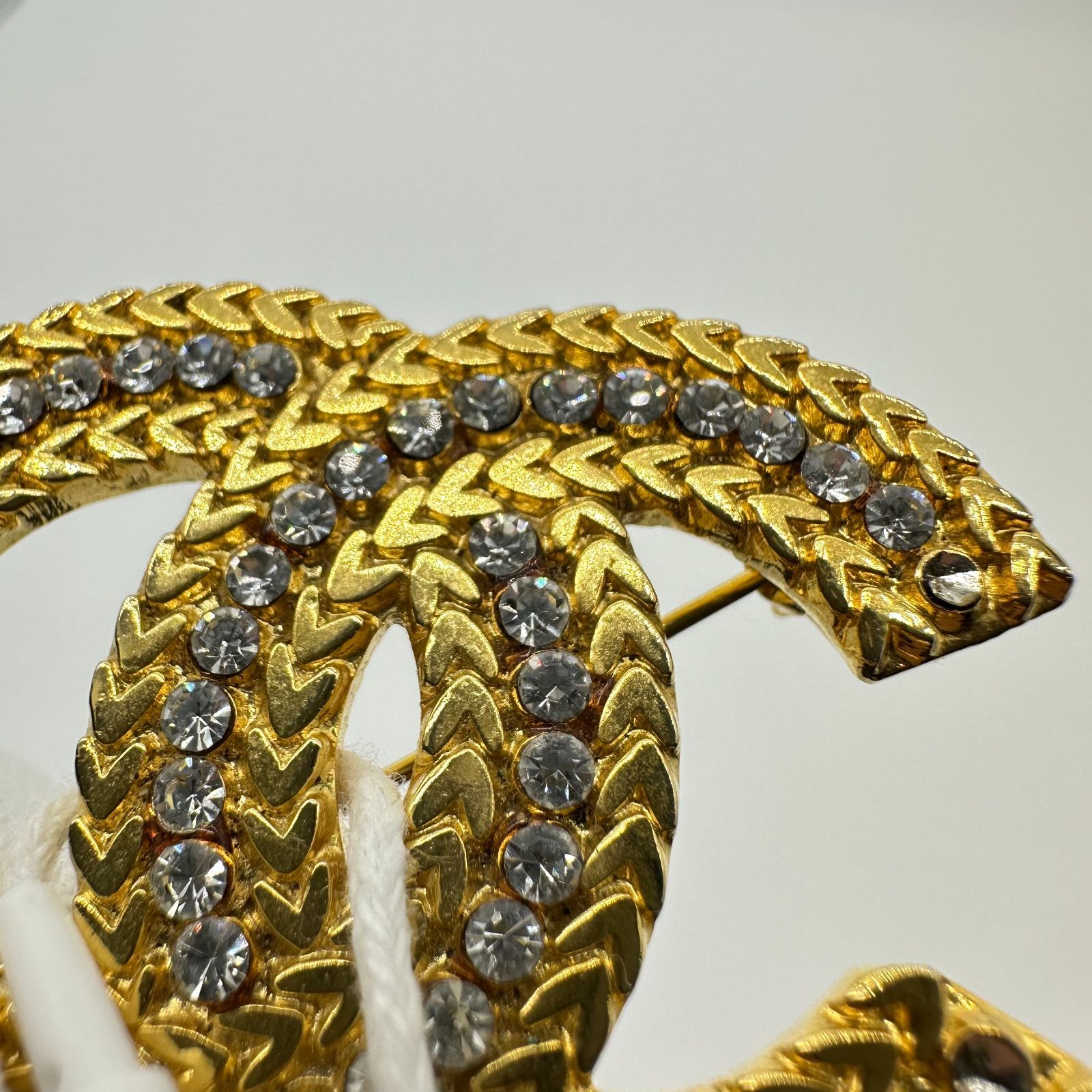 CHANEL シャネル ヴィンテージ ココマークブローチ ゴールド金具 80s