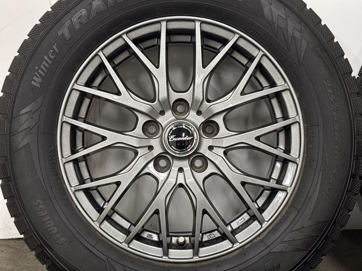 バリ溝】エクシーダー 16in 6.5J +38 PCD114.3 トーヨー ウィンター 