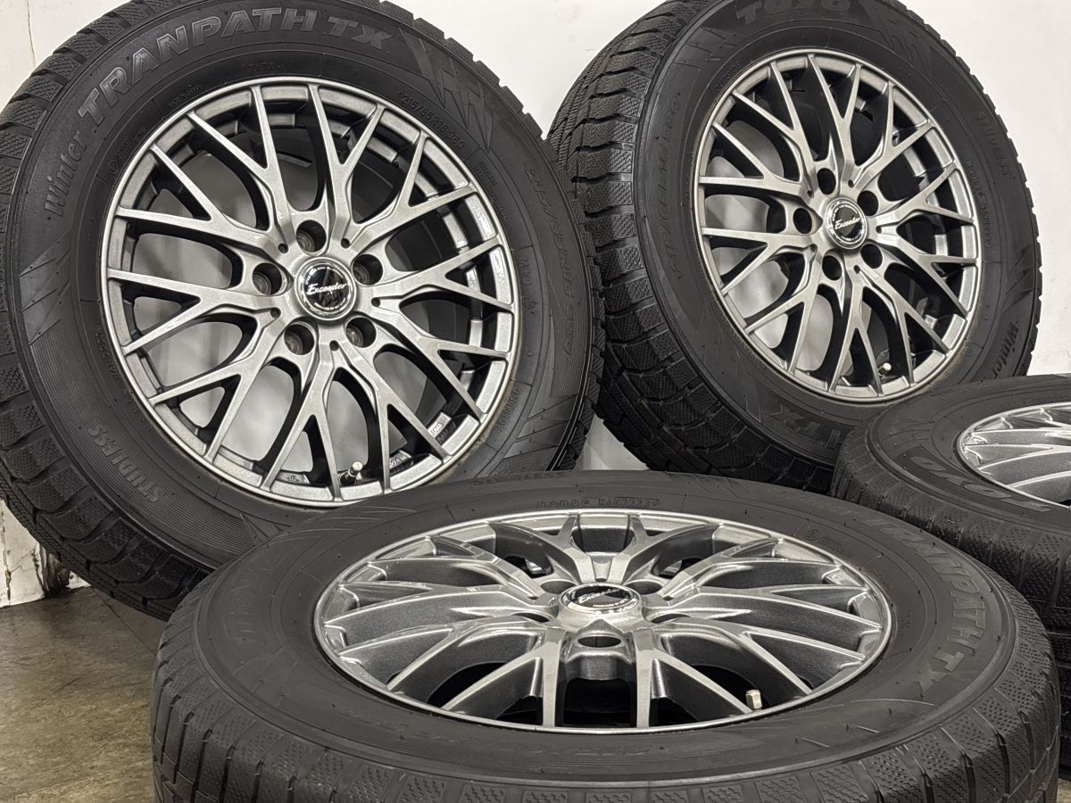 バリ溝】エクシーダー 16in 6.5J +38 PCD114.3 トーヨー ウィンター 