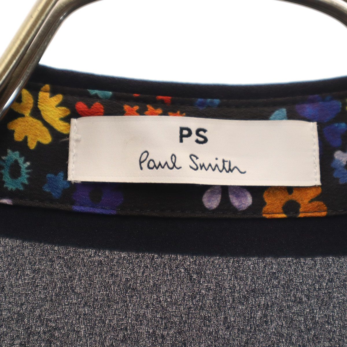 美品 PS Paul Smith ピーエスポールスミス 長袖 シャツワンピース 40