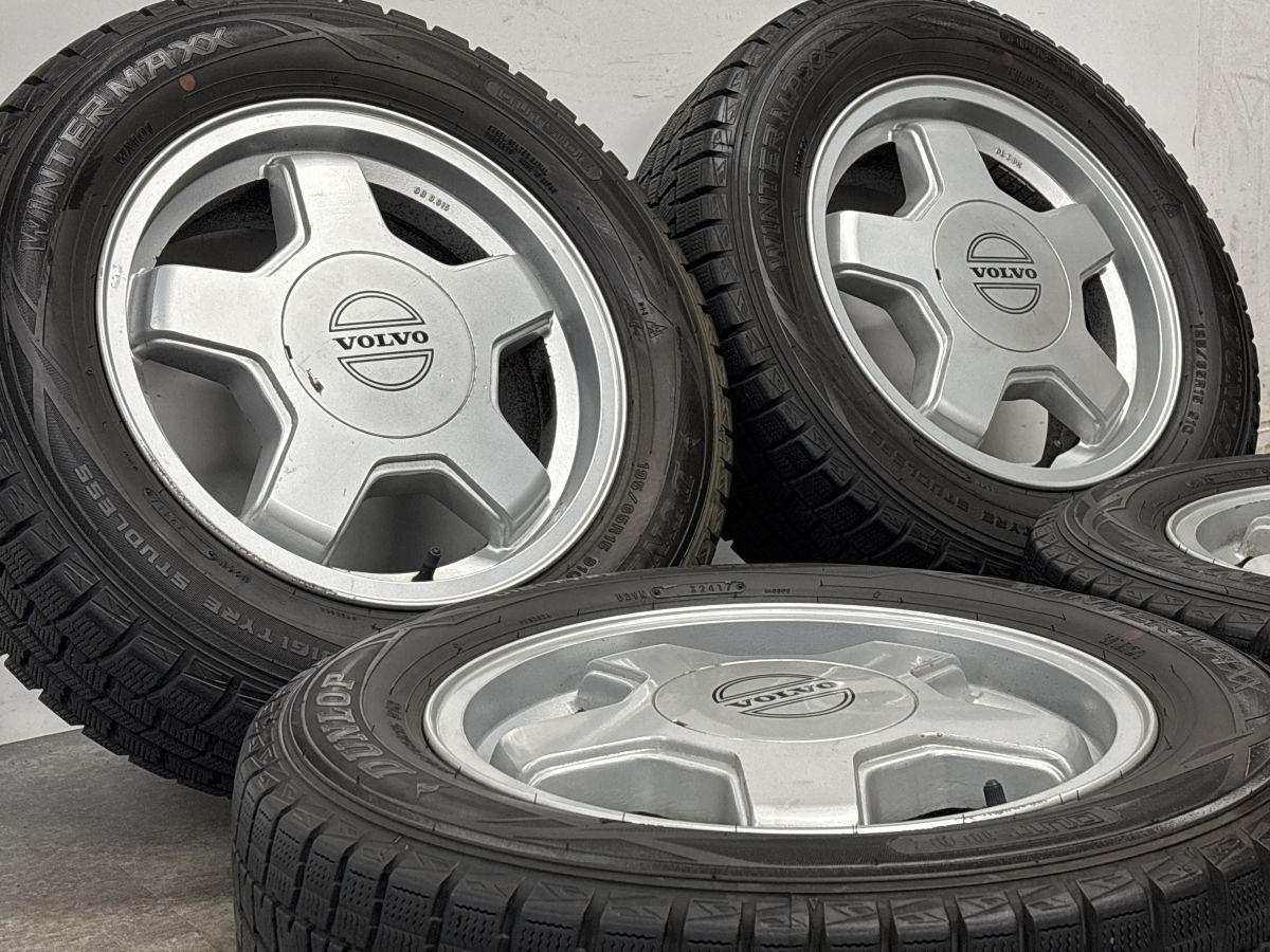 純正品】ボルボ 740 純正 15in 6J +25 PCD108 ダンロップ ウィンター