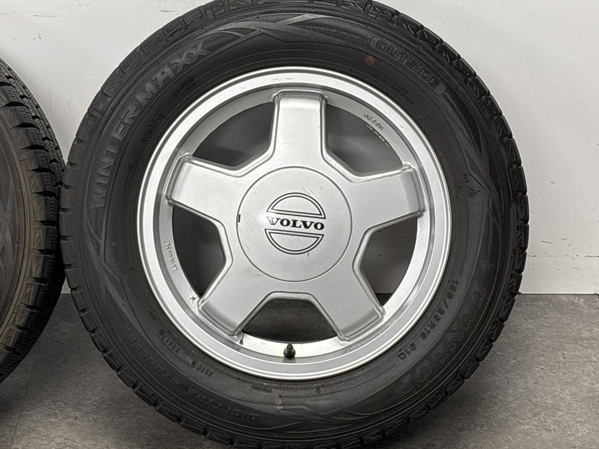 純正品】ボルボ 740 純正 15in 6J +25 PCD108 ダンロップ ウィンター