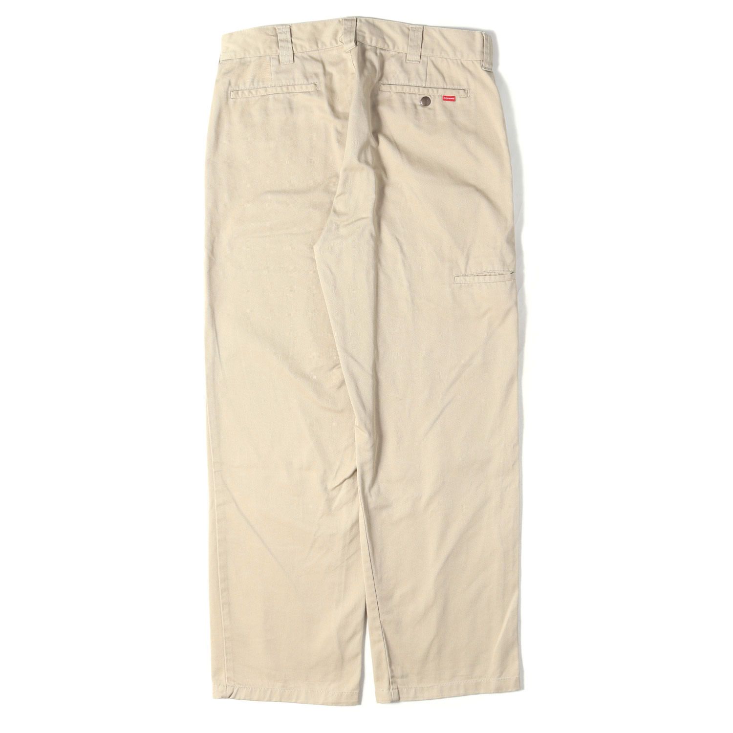 美品】Supreme シュプリーム パンツ カーキ サイズ:32 ツイル ワーク