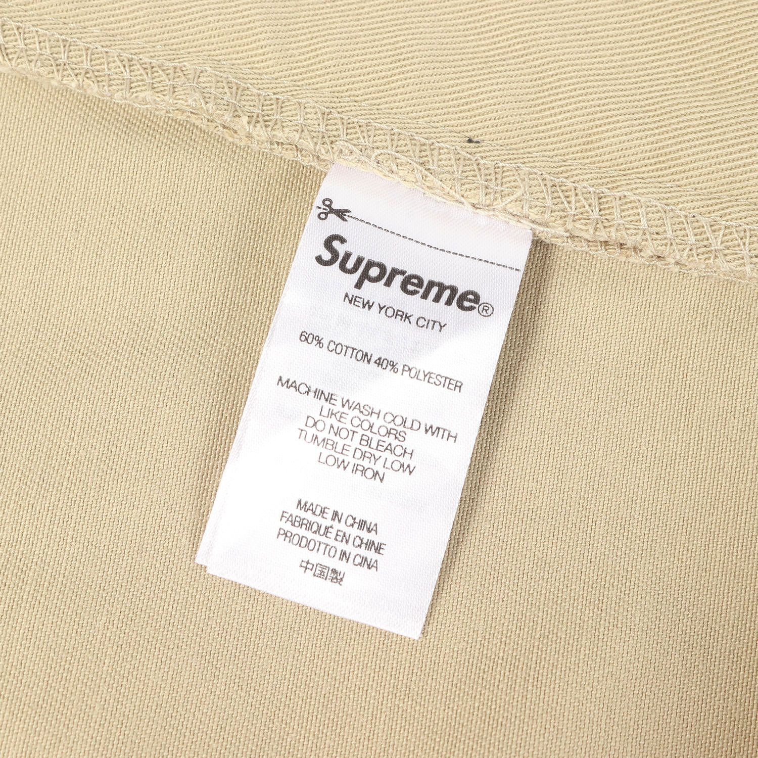 美品】Supreme シュプリーム パンツ カーキ サイズ:32 ツイル ワーク