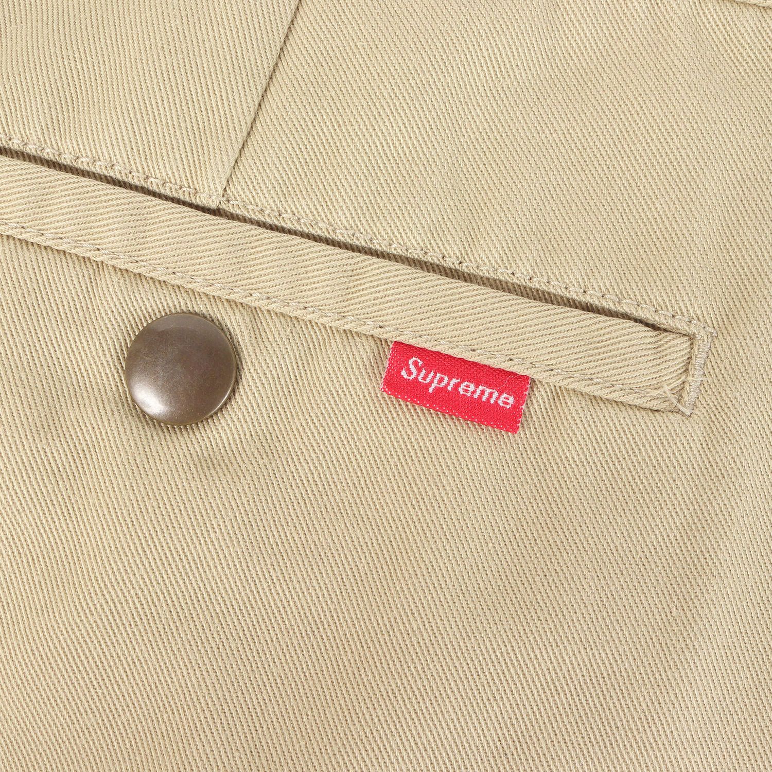 美品】Supreme シュプリーム パンツ カーキ サイズ:32 ツイル ワーク