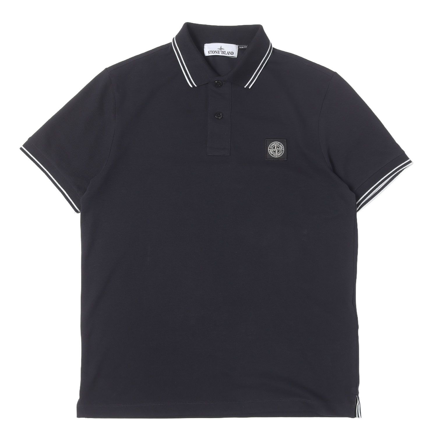 美品】STONE ISLAND ストーンアイランド ポロシャツ ダークネイビー 紺