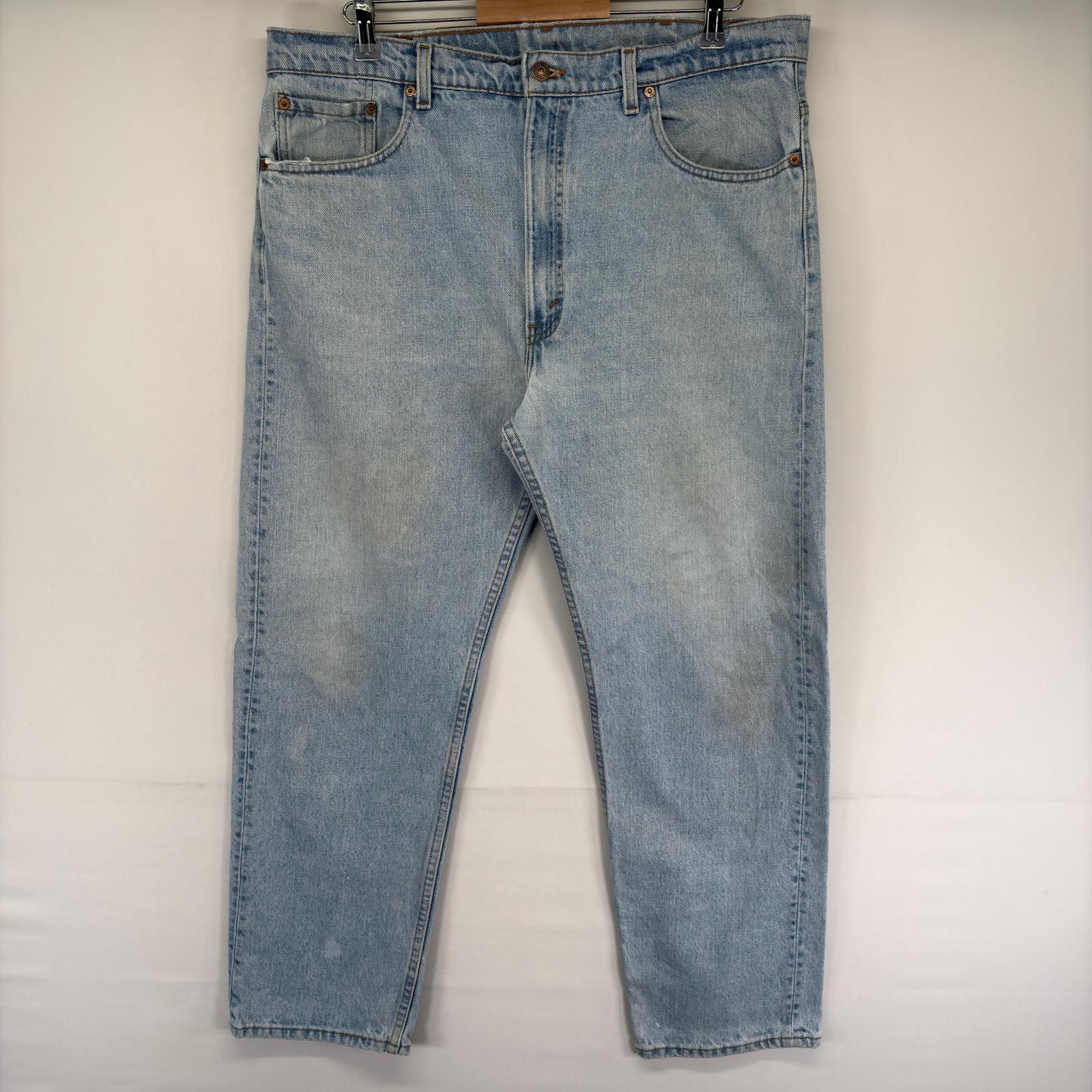 古着 90's/90年代 リーバイス Levi's USA製 デニム パンツ デニムパンツ 大きいサイズ Gパン 505 W40 L36  ブルー系 メンズ 古着 90's/90年代 リーバイス Levi's USA製 デニム パンツ デニム