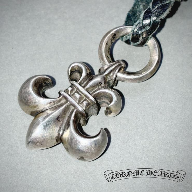 クロムハーツ BSフレアペンダント レザーブレイド（ボロチップ）セット 1998 CHROME HEARTS クロムハーツ BSフレア ネックレス ペンダント レザー