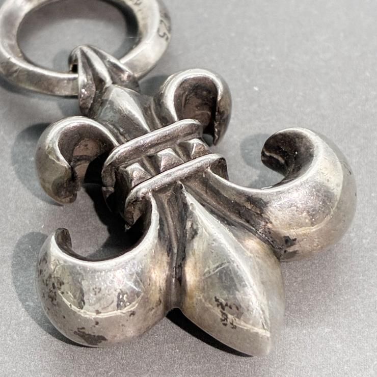 CHROME HEARTS クロムハーツ BSフレア ネックレス ペンダント レザー