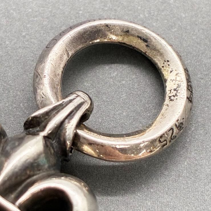CHROME HEARTS クロムハーツ BSフレア ネックレス ペンダント レザー