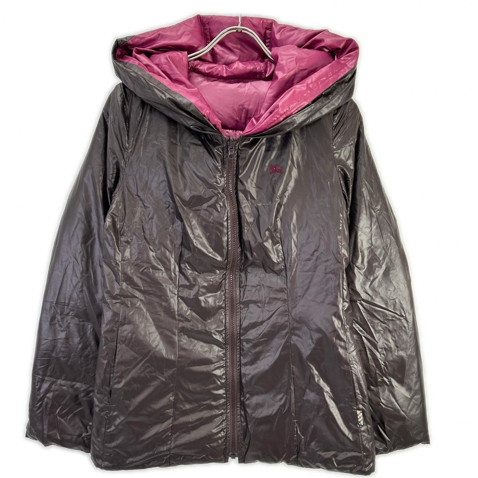 BURBERRY バーバリー ブルー レーベル ♡ リバーシブル ジャケット♡ Burberry Blue Label バーバリーブルーレーベル E1F07-463-38 ブラウン