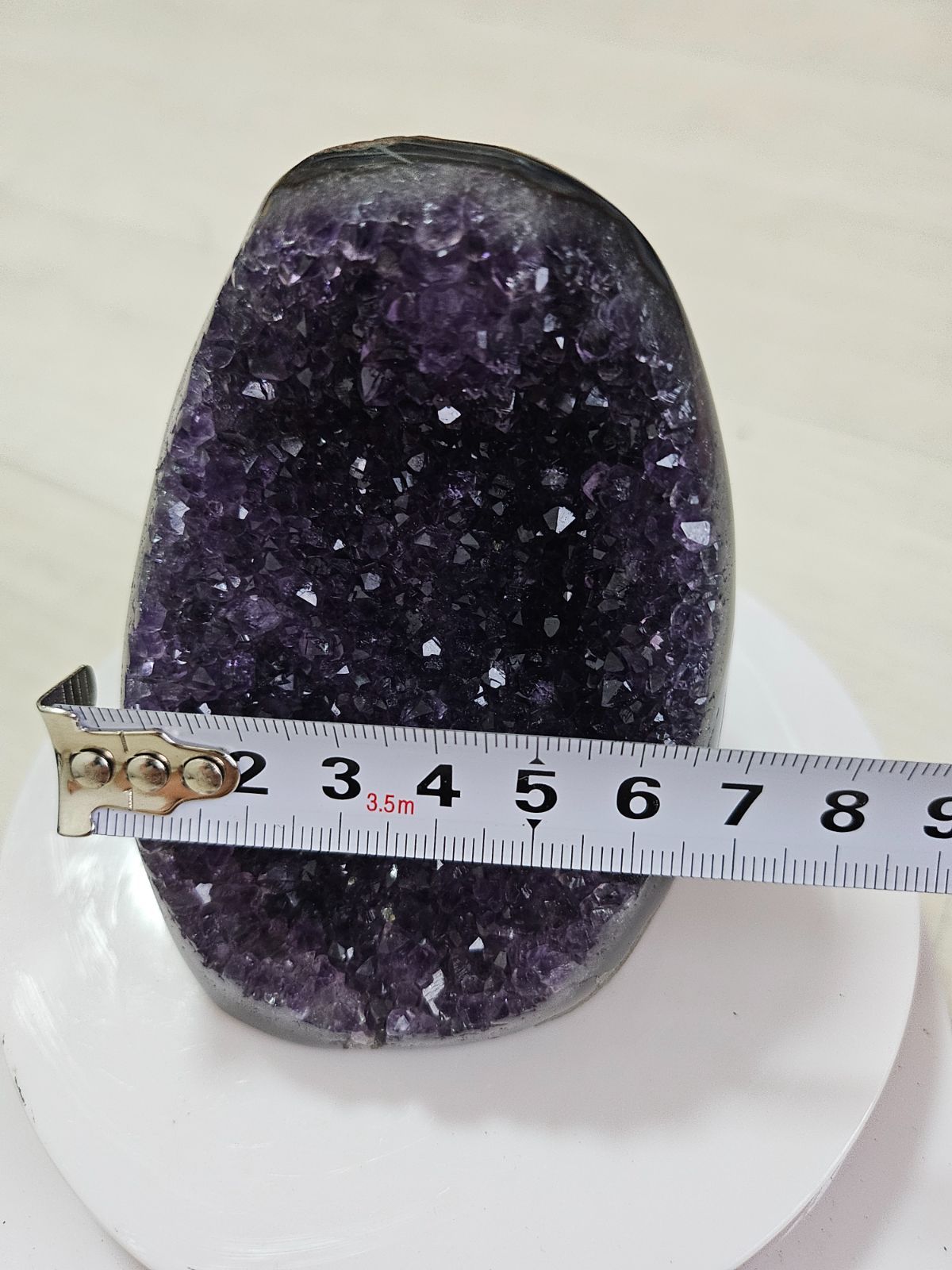 天然アメジストジオード 約454.5g 紫水晶 - メルカリ