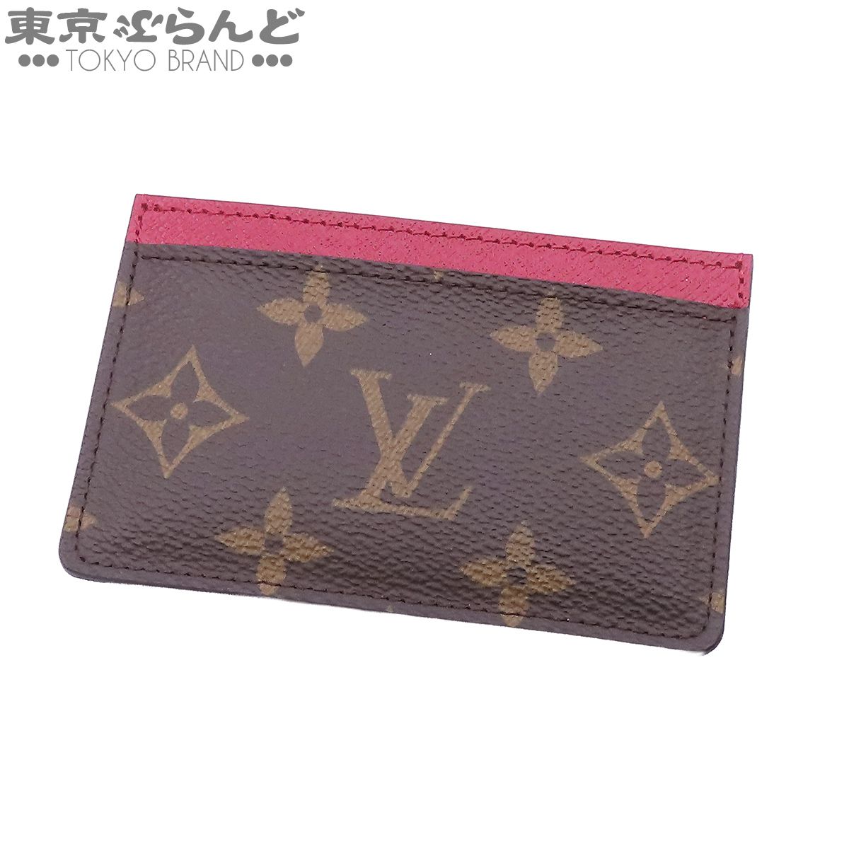 ルイヴィトン LOUIS VUITTON ポルト カルト・サーンプル M60703 フューシャ モノグラムキャンバス カードケース ユニセックス 101882628