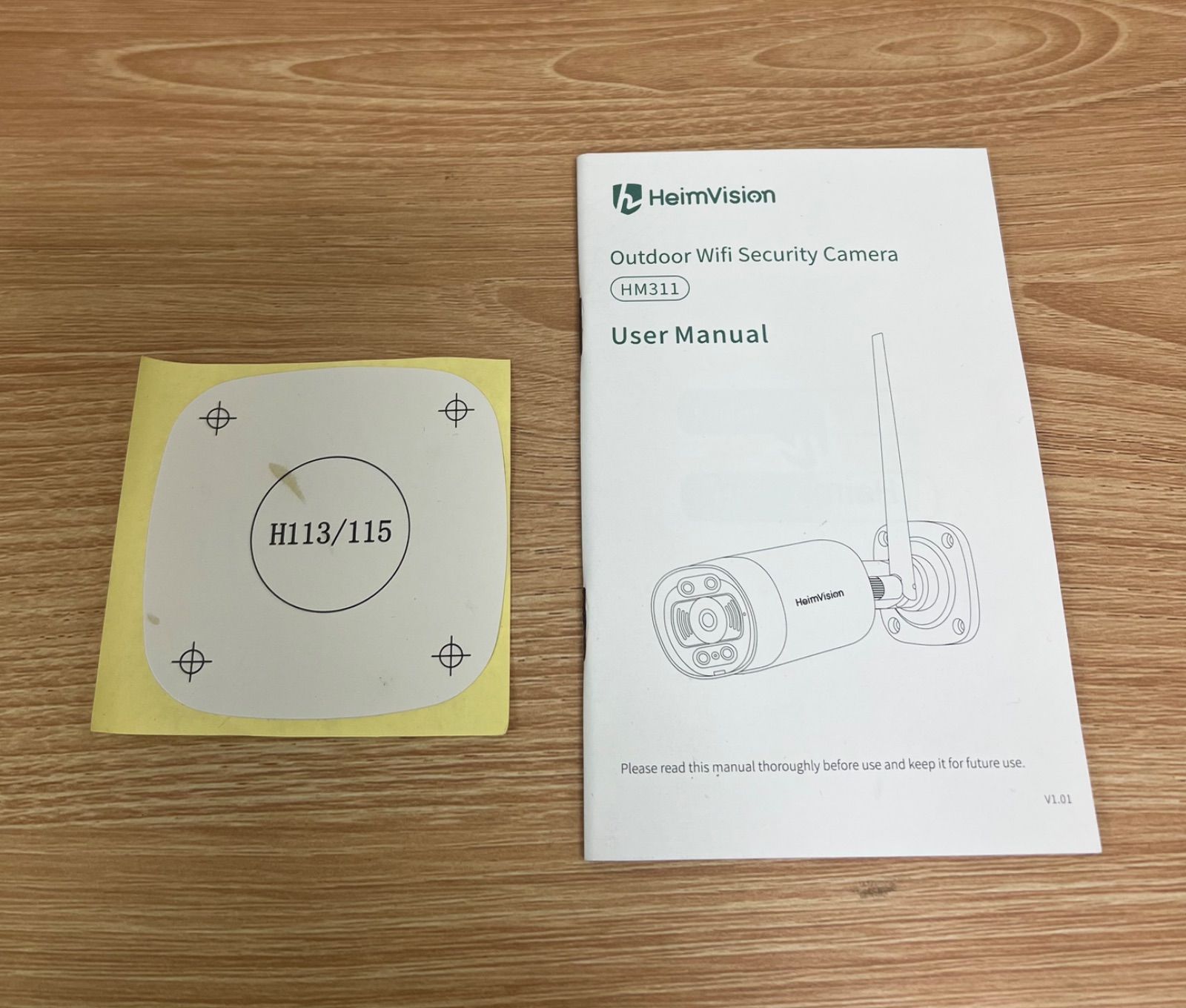 HeimVision ネットワークカメラ HM311 屋外用セキュリティカメラ 