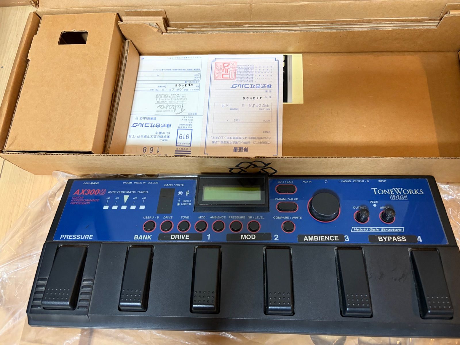 KORG TONEWORKS AX300G ギター マルチエフェクター ジャンク品 元箱付き 7,099円