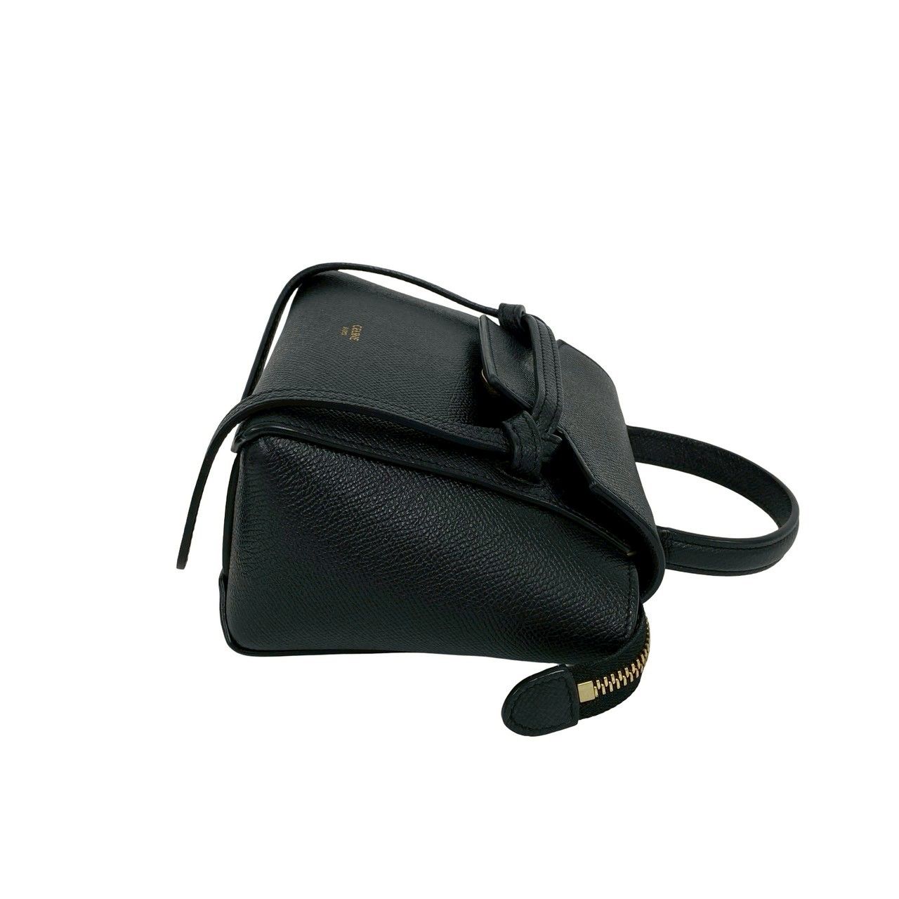 極 美品 袋付き CELINE セリーヌ ベルトバッグ ピコ レザー 本革 2way