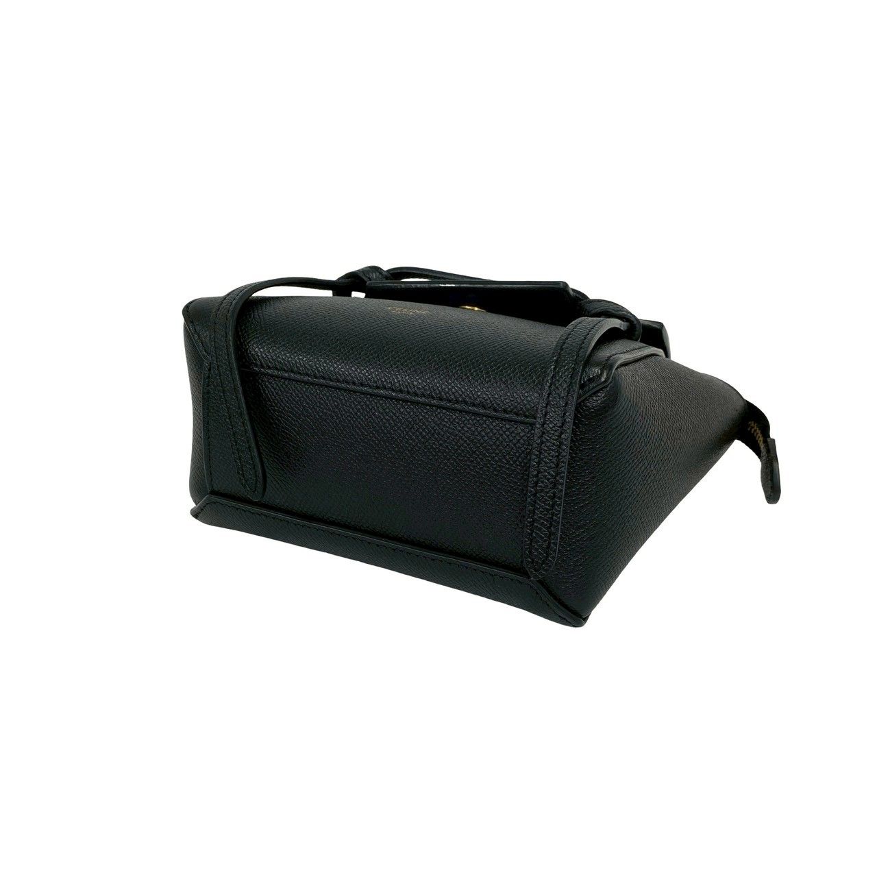ぽぽ　極美品セリーヌ　ベルトバッグ マイクロ　2way　ブラック　黒 極 美品 袋付き CELINE セリーヌ ベルトバッグ ピコ レザー 本革 2way
