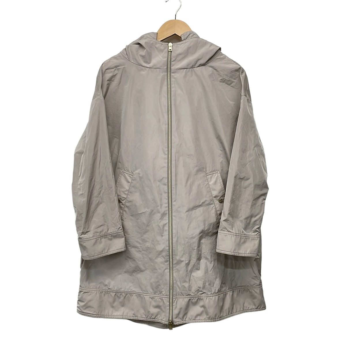 HERNO(ヘルノ) コート サイズ42 M レディース NEW TECHNO TAFFETA(ニューテクノタフタ) GC000444D-12483-9402 グレーベージュ