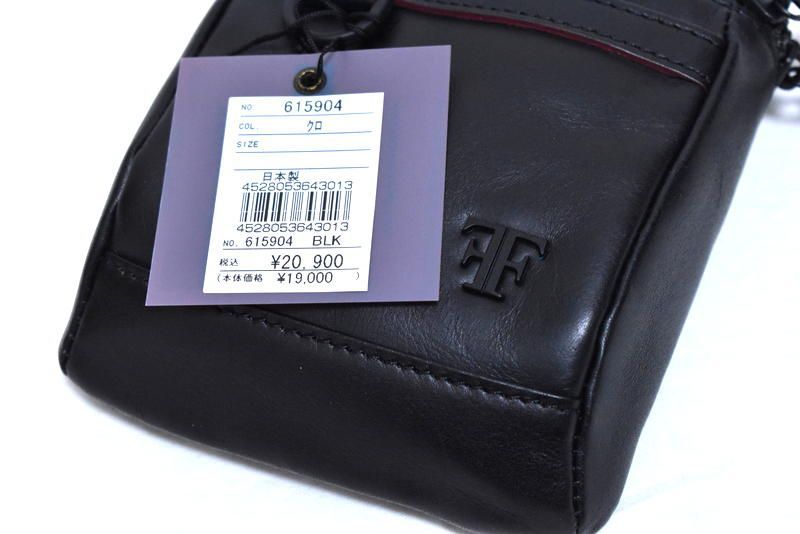 定価2万900円】新品 FUJITAKA【ホーク】レザーベルトポーチ 615904