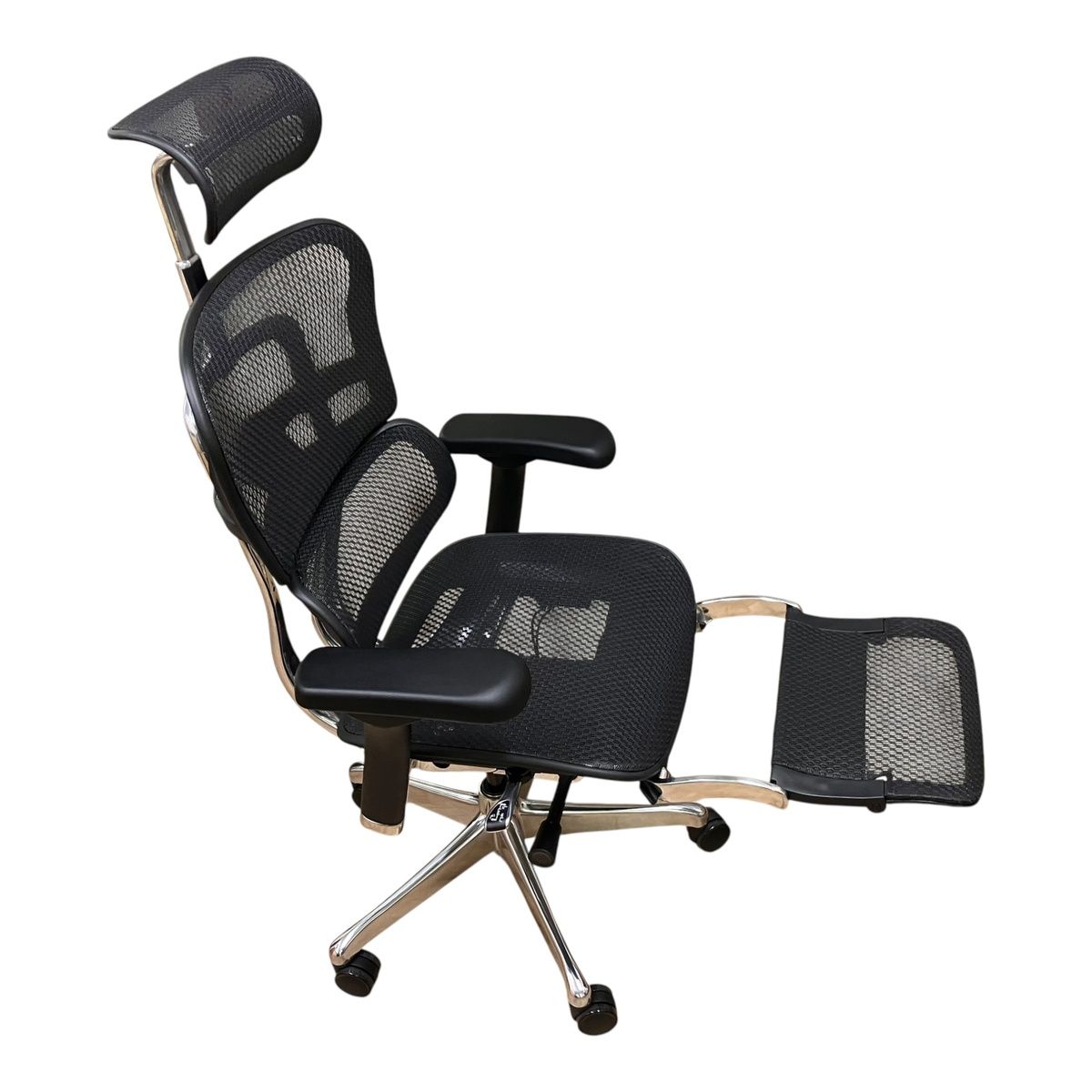 □△ 極美品 Ergohuman Pro2 オフィスチェア フットレスト付 メッシュ 