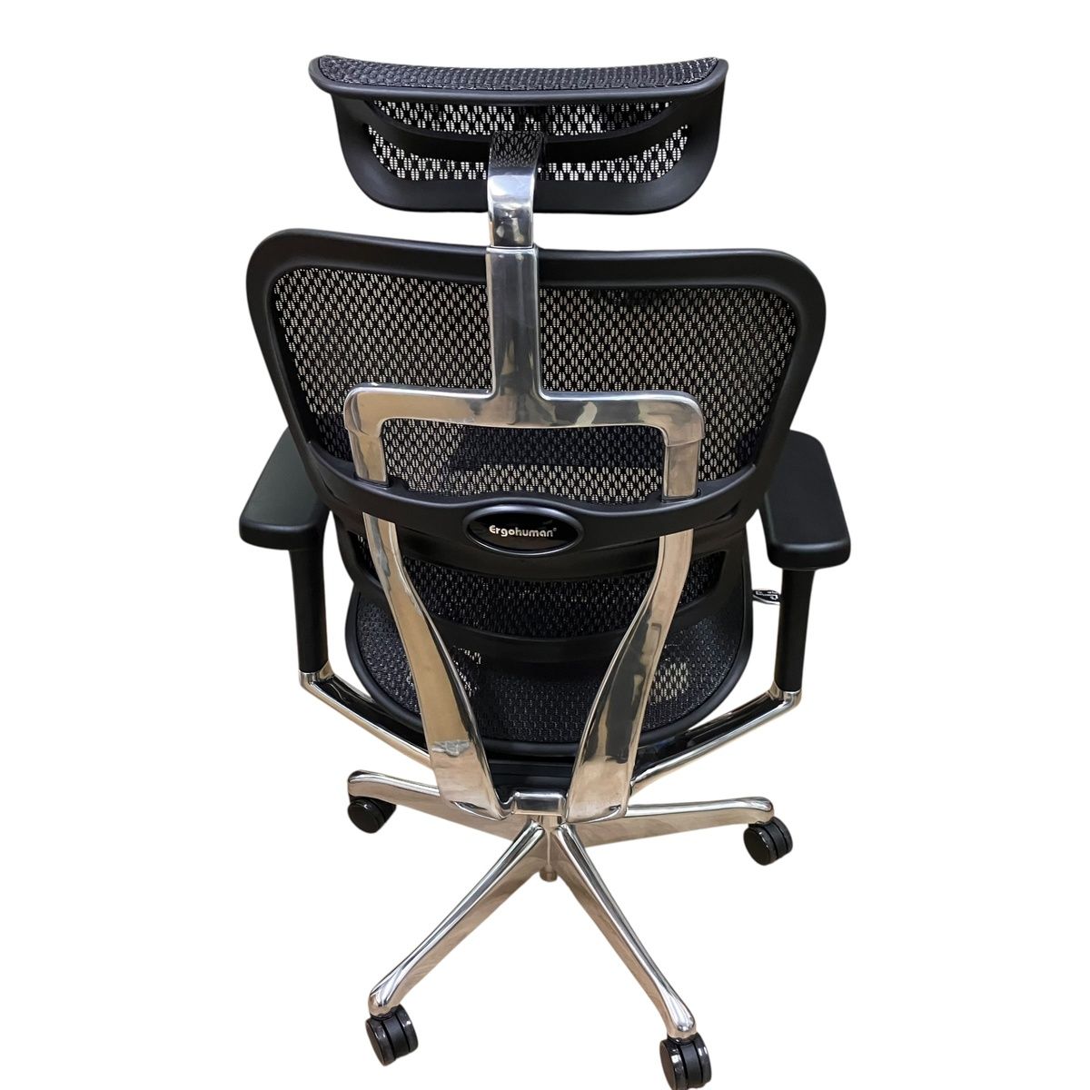 □△ 極美品 Ergohuman Pro2 オフィスチェア フットレスト付 メッシュ 