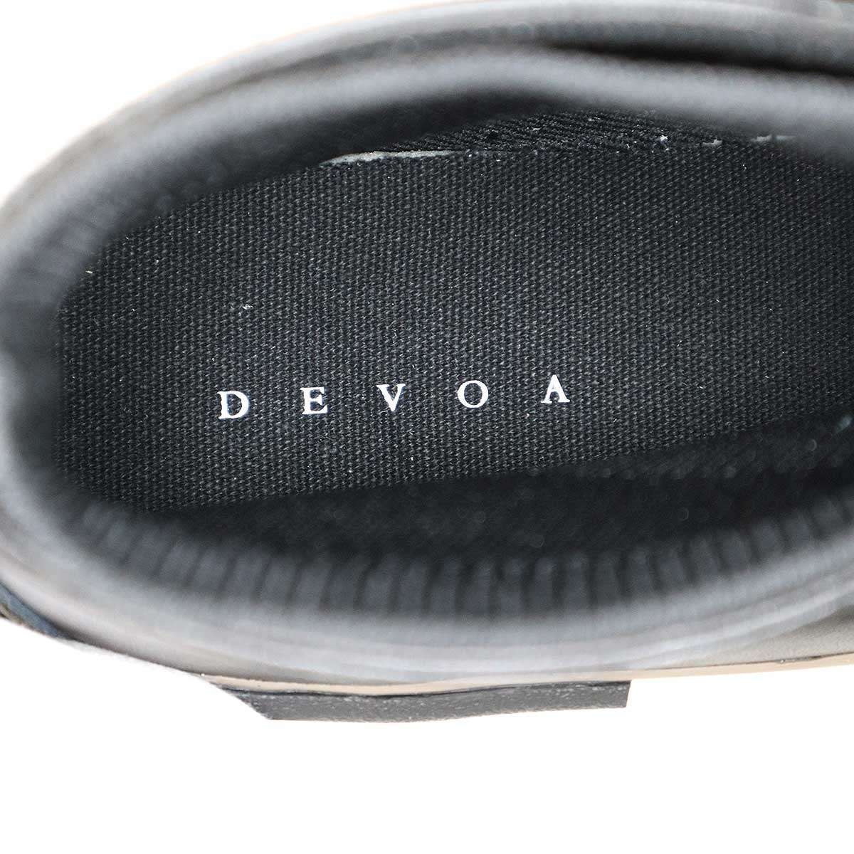 DEVOA デヴォア 25SS レザースニーカー FW-ELSNS ブラック 43 - メルカリ