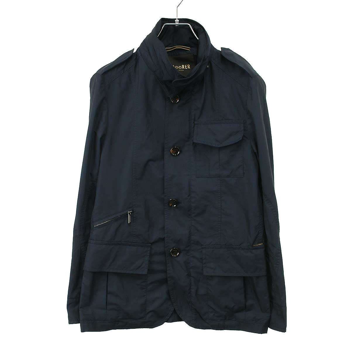 MooRER ムーレー PORTO-KM ナイロンミリタリージャケット  ネイビー 42 MooRER ムーレー PORTO-KM ナイロンミリタリージャケット ネイビー 42