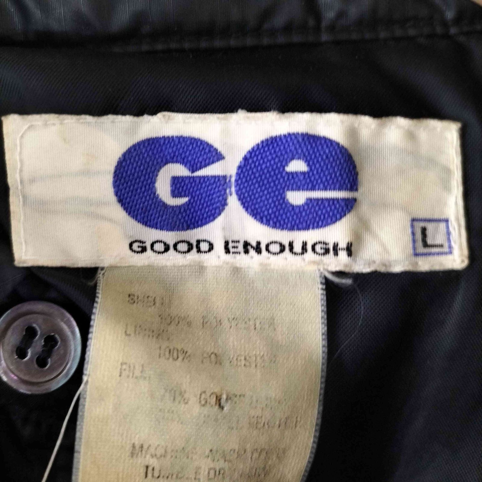 グッドイナフ GOODENOUGH 90S 93年 GEタグ 初期タグ ダウンシャツ