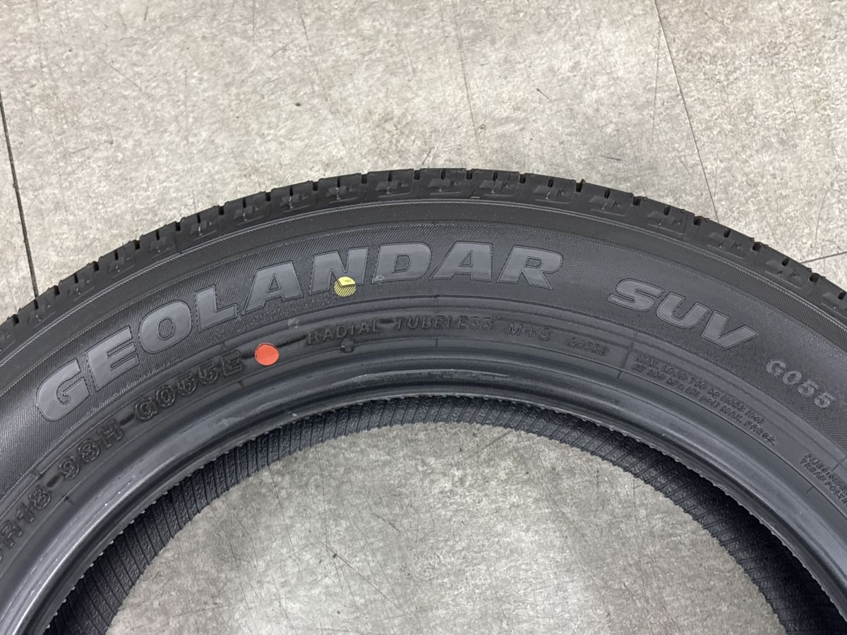 2026年製 新車外し品】ヨコハマ ジオランダー SUV G055 225/55R18 4本