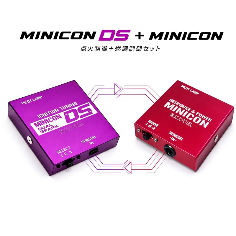 [シエクル]B35A/B38A eKスペース/クロススペース_BR06-SM21(TC)(R2/3～)用ミニコンDS+ミニコン 点火燃調サブコンセット