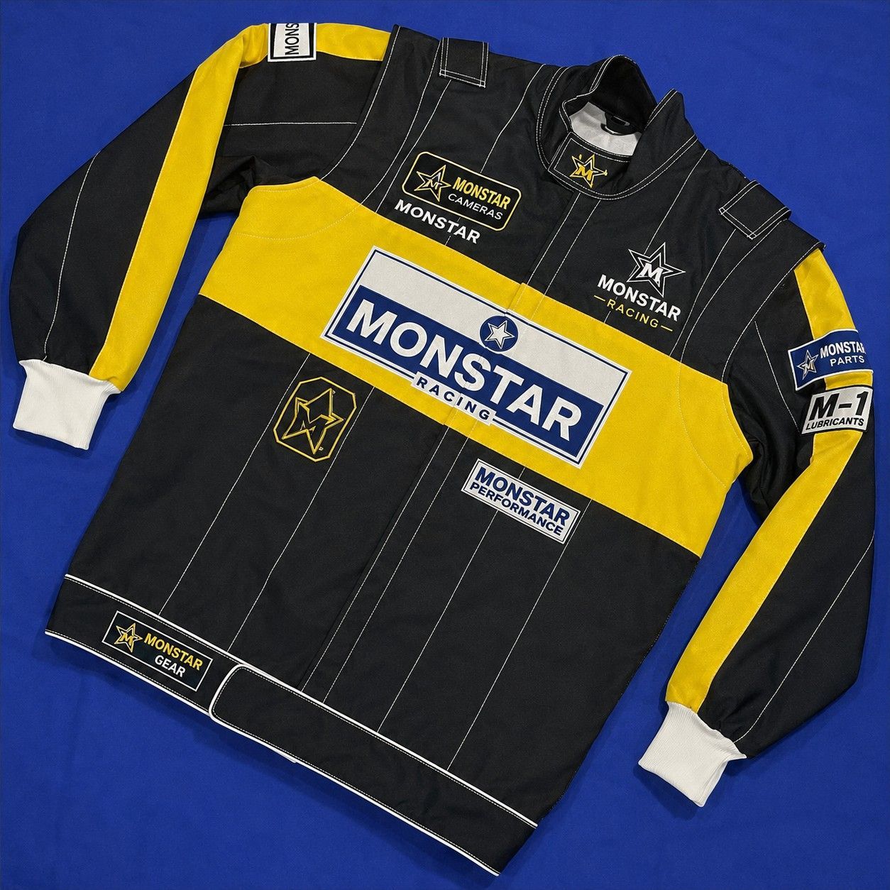 アイルトン・セナ 1985年 F1 レーシングカートスーツ レプリカ オーダーメイド ロゴ・カラー変更無料 サイズ各種 送料無料【発送到着予定日:8月30日】
