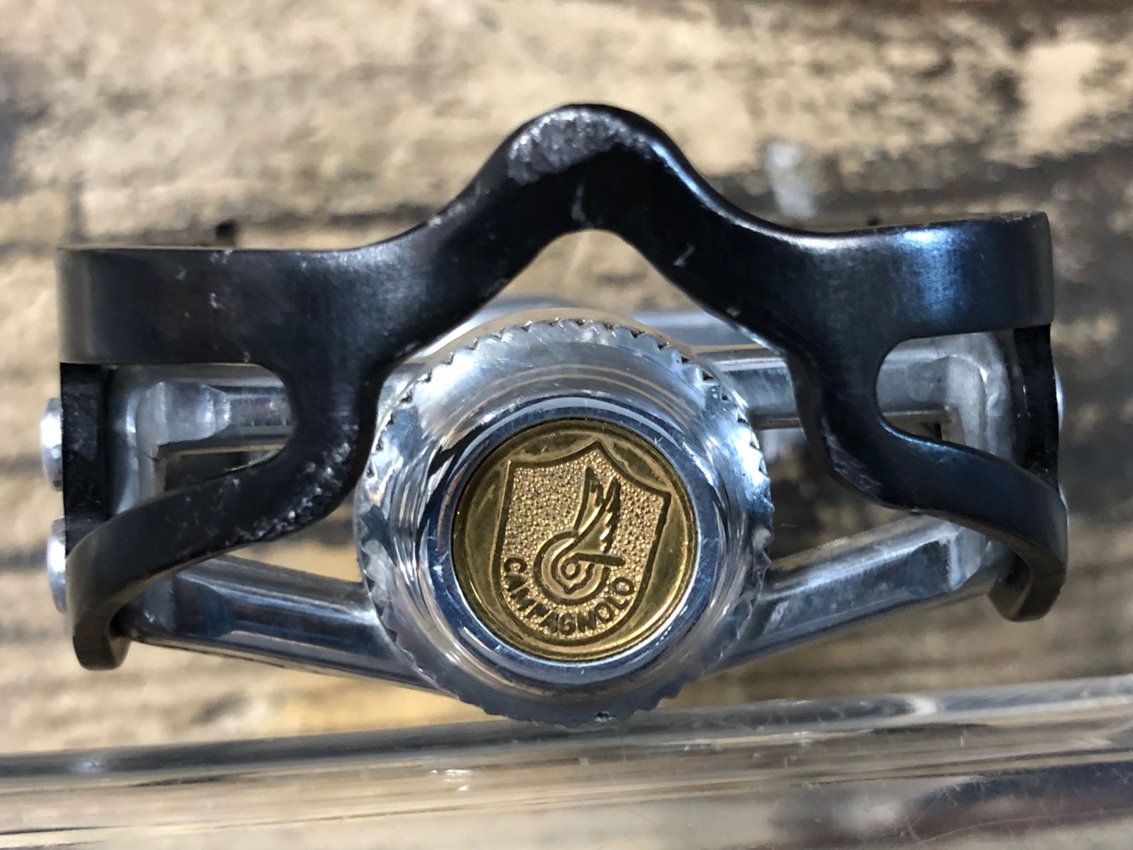 KI367 カンパニョーロ CAMPAGNOLO スーパーレコード SUPER RECORD 50th フラットペダル チタンシャフト