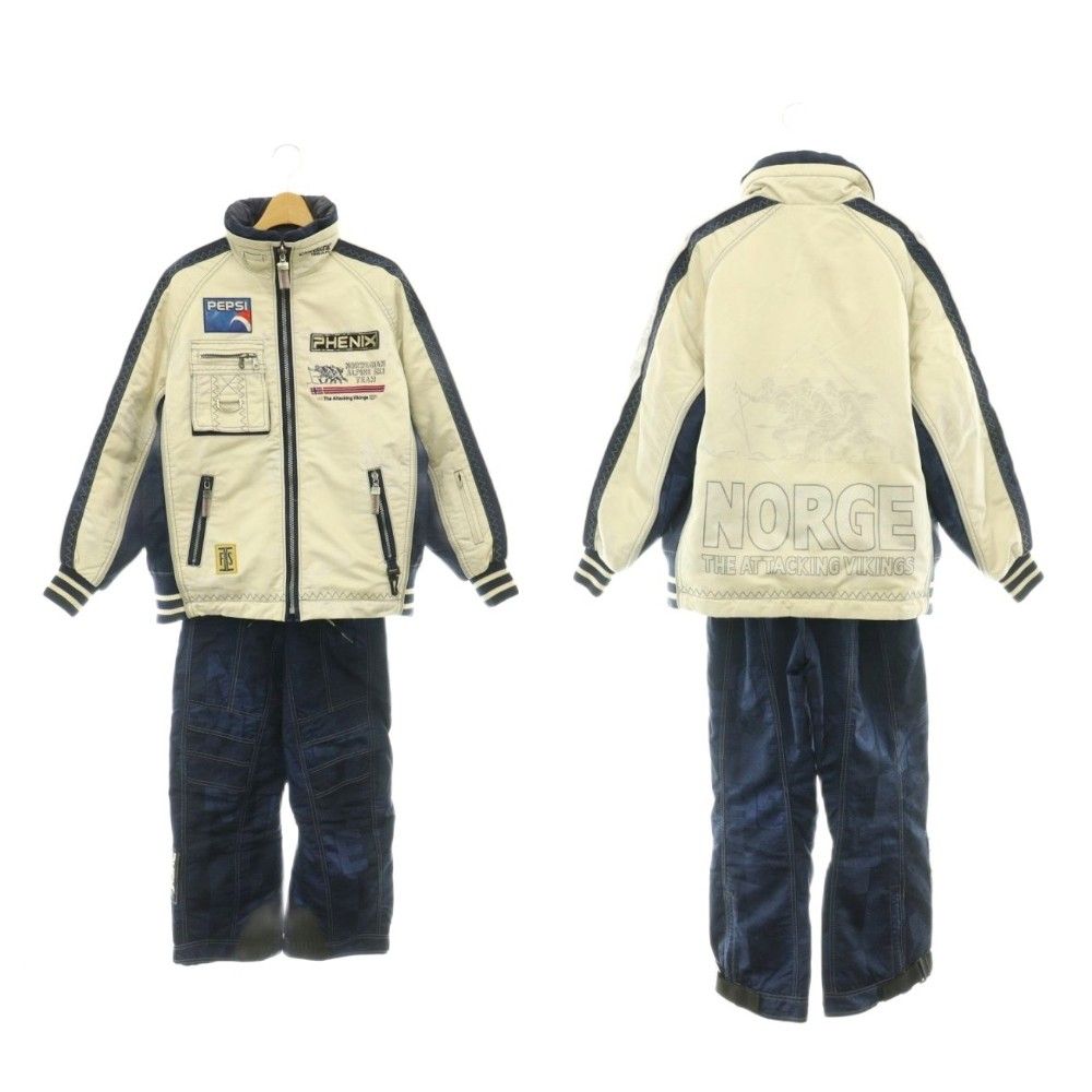 平成レトロ ホワイトグースダウン スキーウェア phenix Sports Skiing