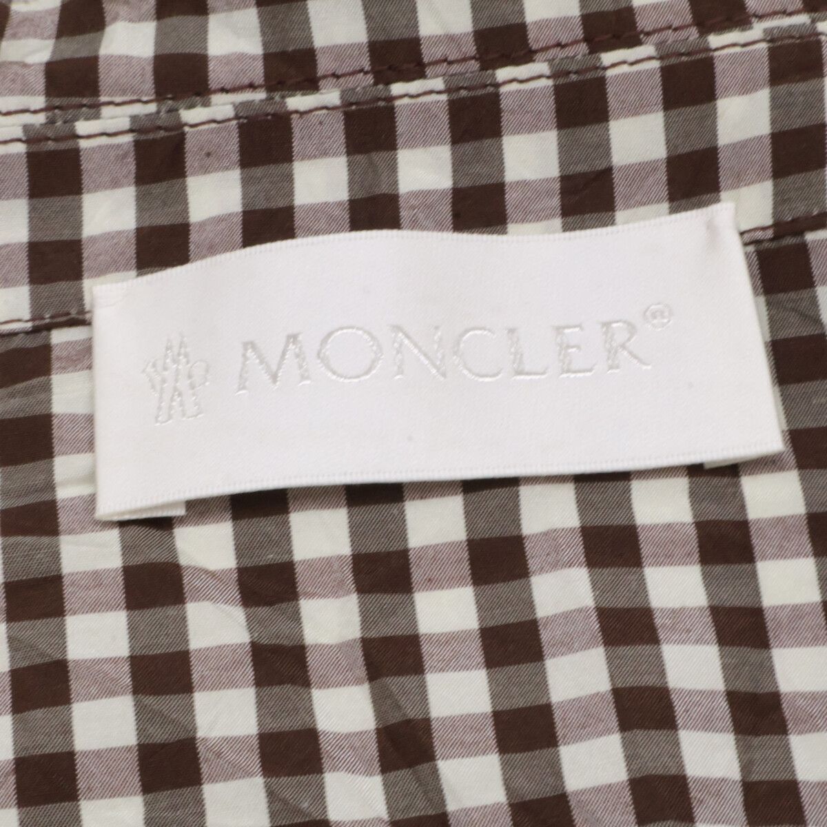 MONCLER モンクレール 新品同様 25年製 ギンガムチェック ジップアップ