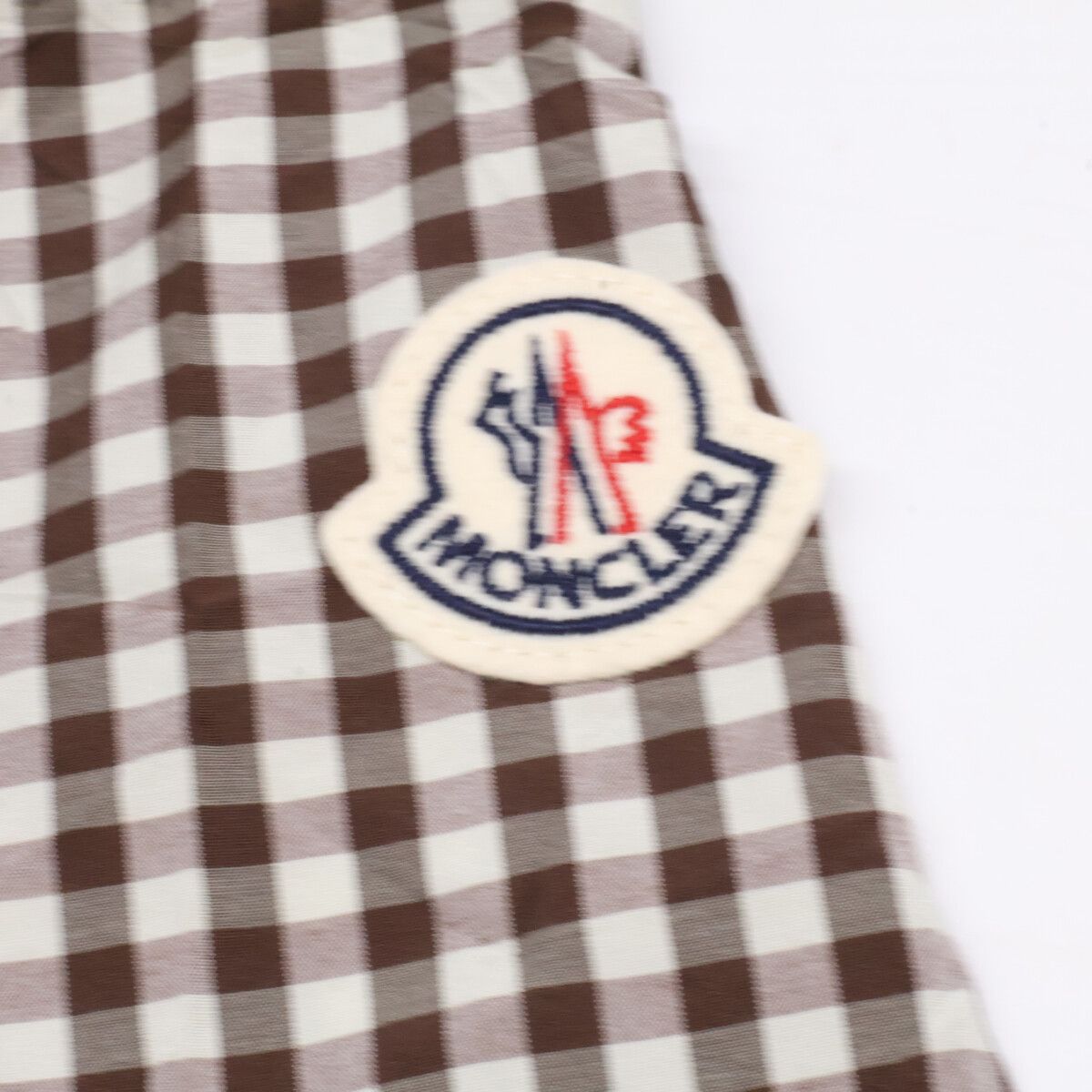 MONCLER モンクレール 新品同様 25年製 ギンガムチェック ジップアップ