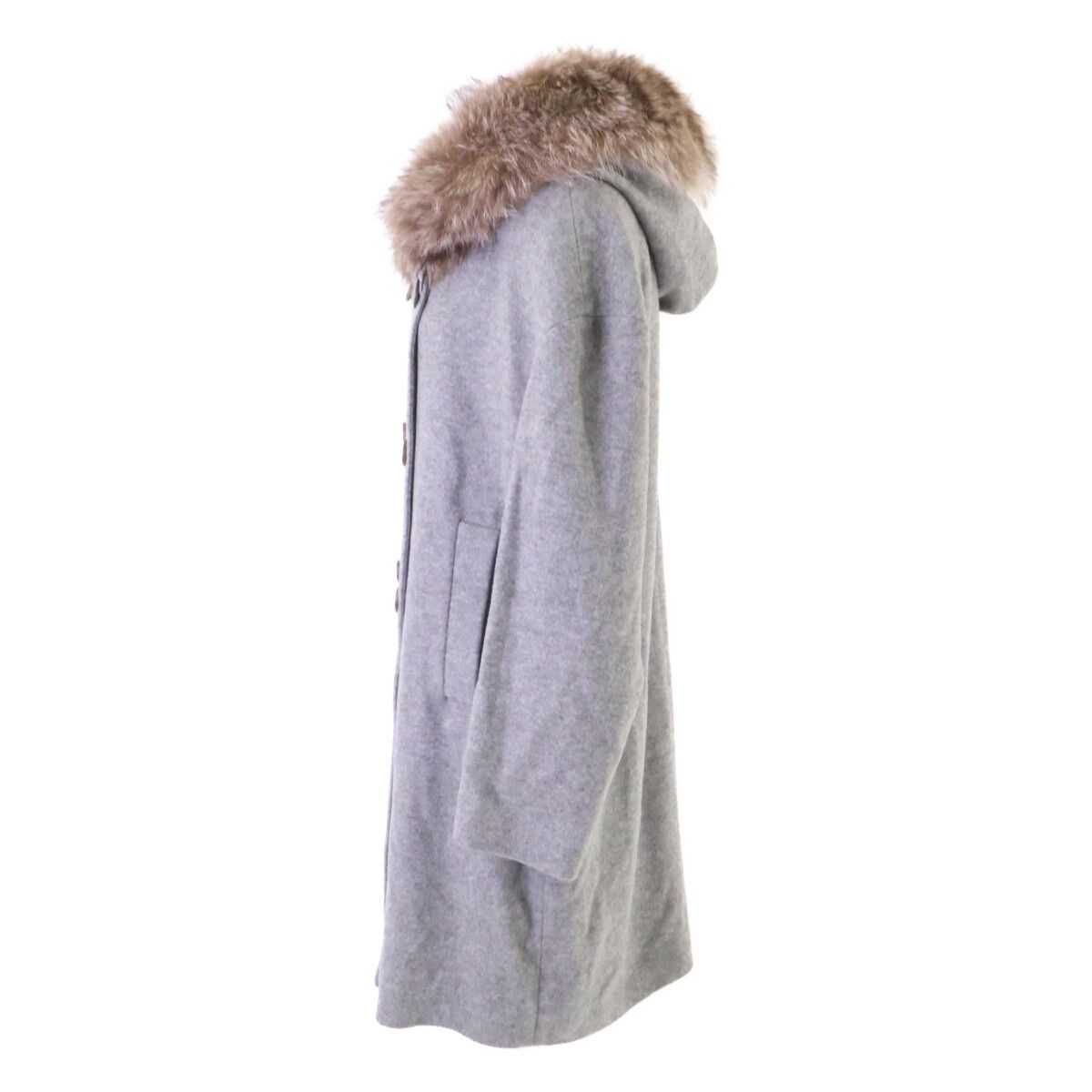 BRUNELLO CUCINELLI ブルネロクチネリ 美品 モニーレ装飾 ファー付き