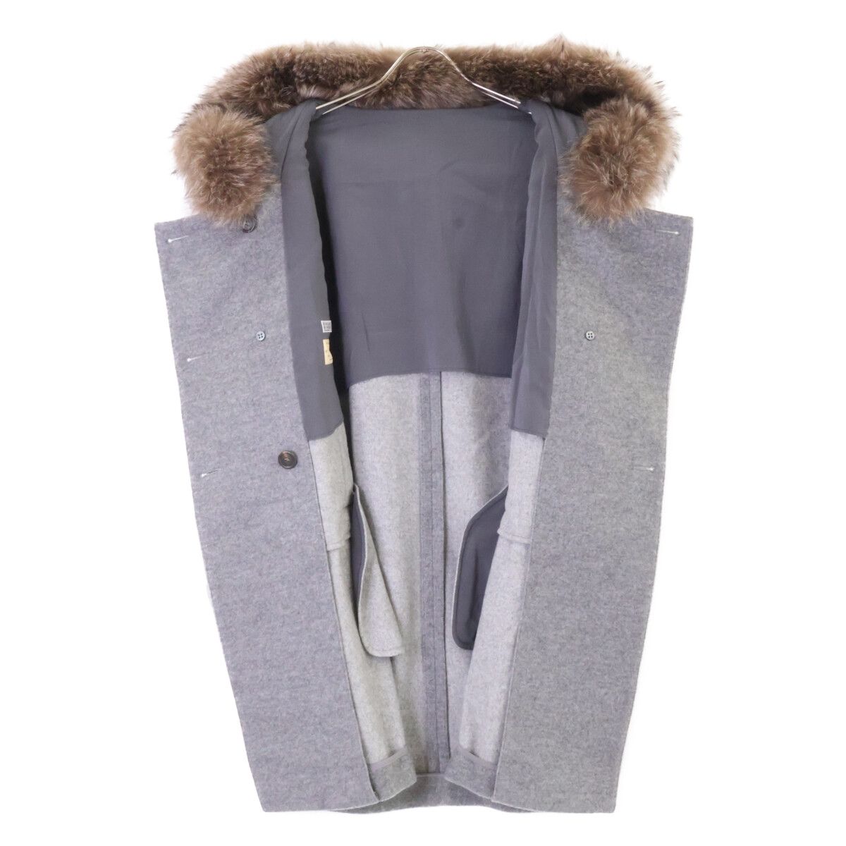 BRUNELLO CUCINELLI ブルネロクチネリ 美品 モニーレ装飾 ファー付き