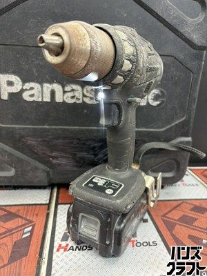 ■【ジャンク（トリガー不良）】Panasonic パナソニック EZ74A2LJ2G ドライバドリル バッテリー(EZ9L54)×2【ハンズクラフト宮崎新名爪店】