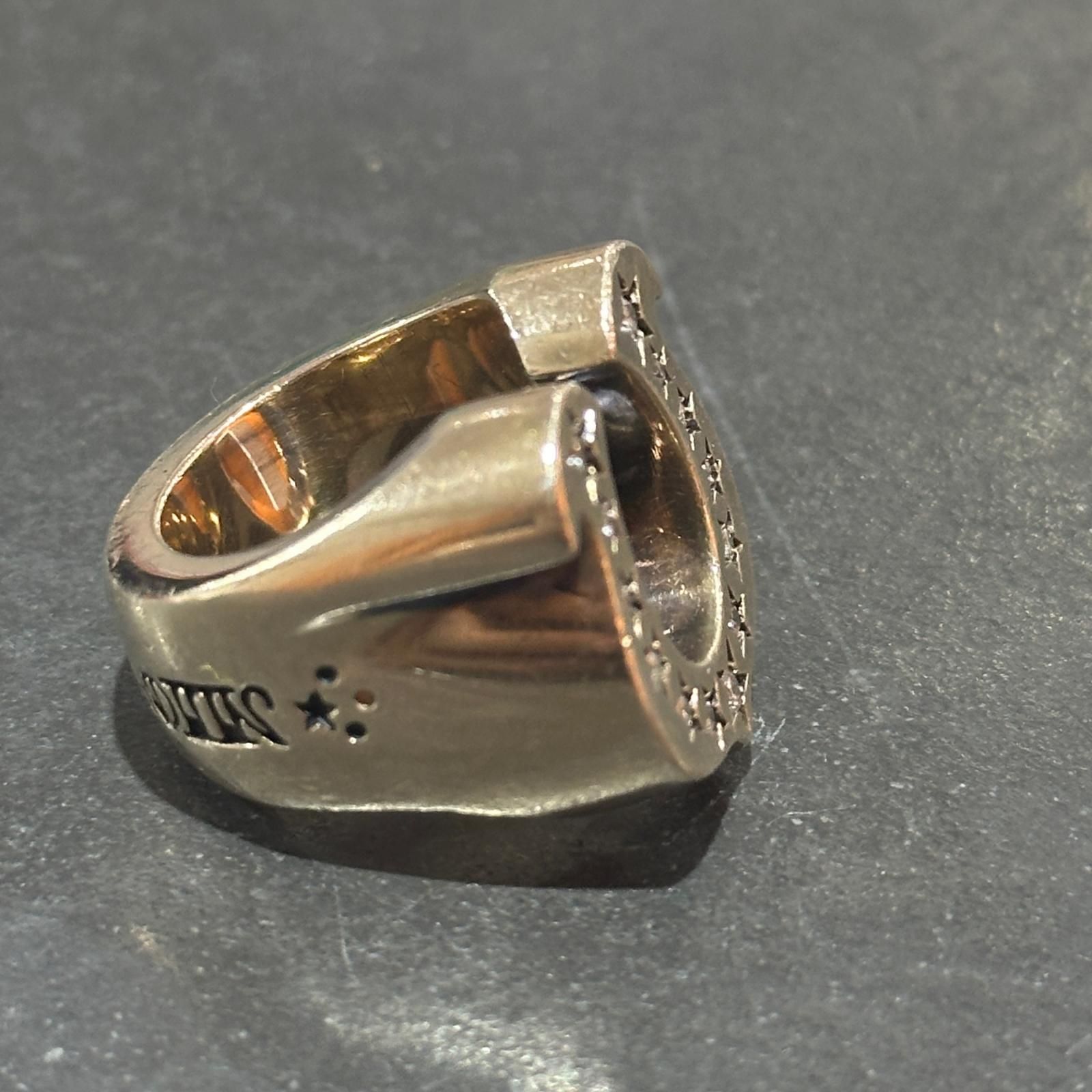 TENDERLOIN H.S RING GOLD/STONE ホースシューリング 8K 指輪
