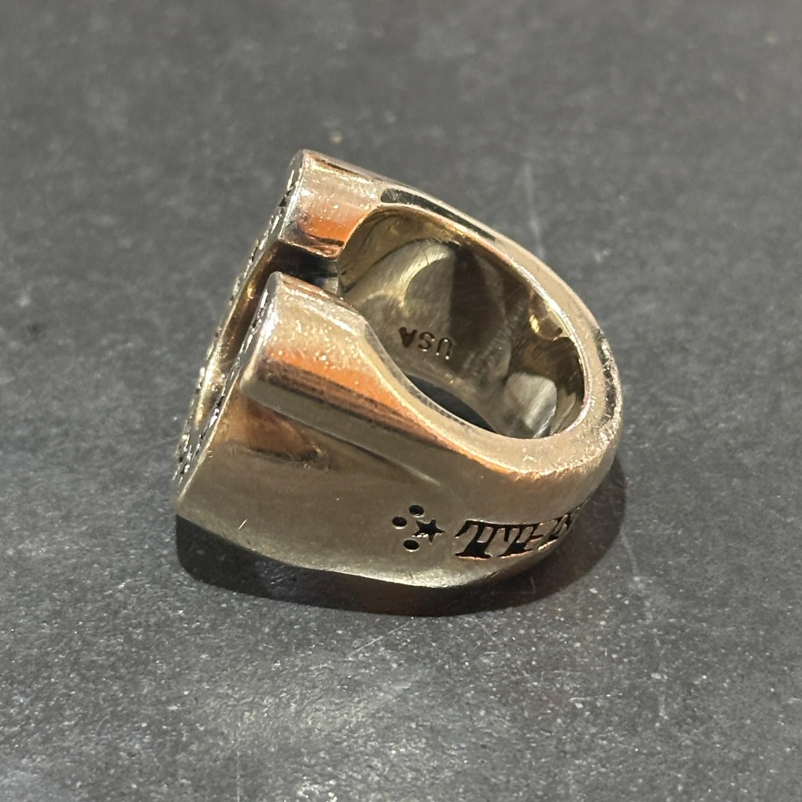 TENDERLOIN H.S RING GOLD/STONE ホースシューリング 8K 指輪