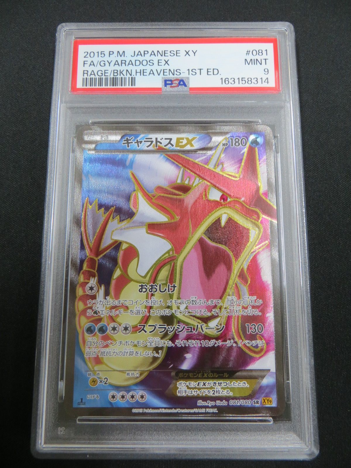 PSA9】 ポケモンカード ギャラドスEX GYARADOS 081/080 1ST EDITION