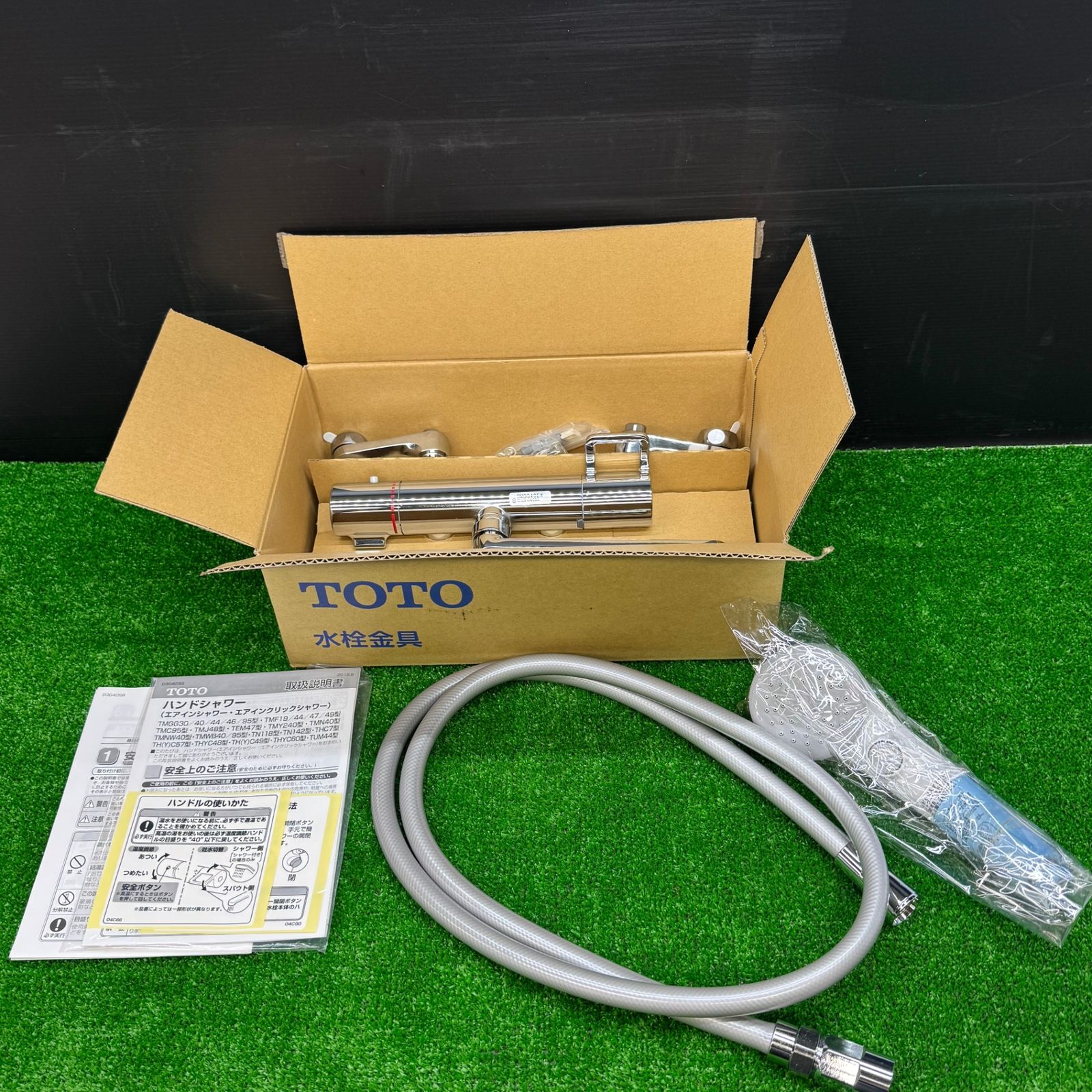 【未使用】TOTO サーモスタットシャワー水栓混合栓 TMGG40EW【電材館越谷店】