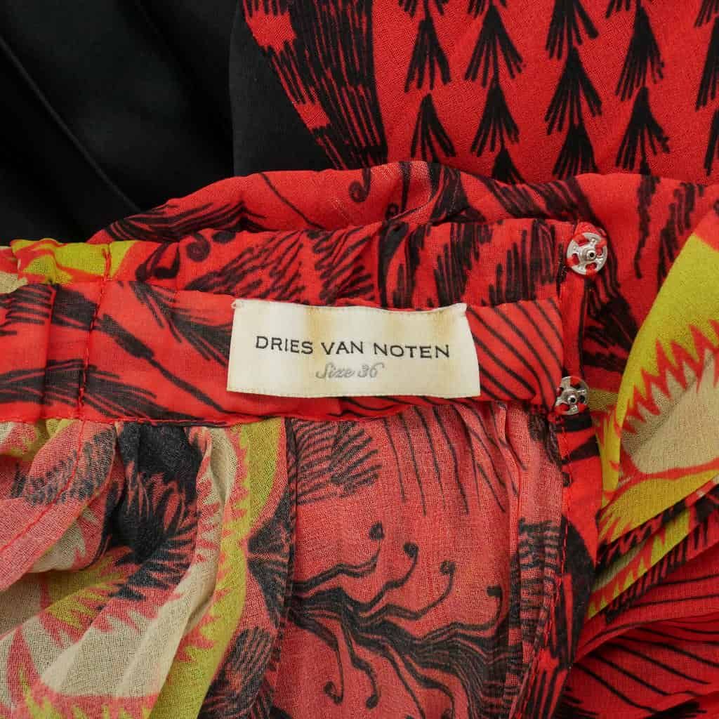 ドリスヴァンノッテン DRIES VAN NOTEN 花柄 プリーツ ワンピース