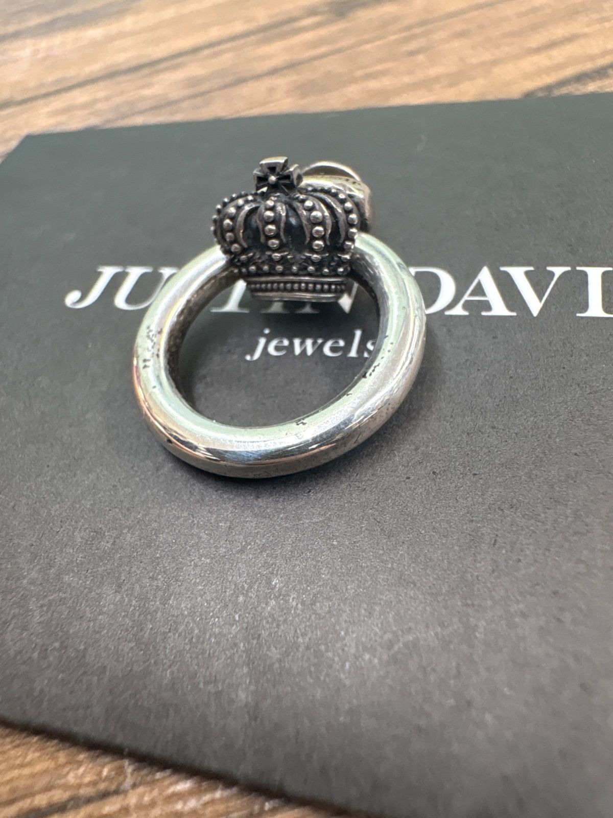 JUSTIN DAVIS ジャスティンデイビス sv925 K18 クラウン 王冠 シルバー